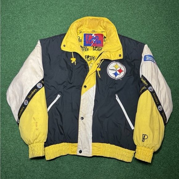 Pro Player Other - Vintage 90s Pittsburgh Steelers Pro Player Daniel Young Large Retro NFL Jacket